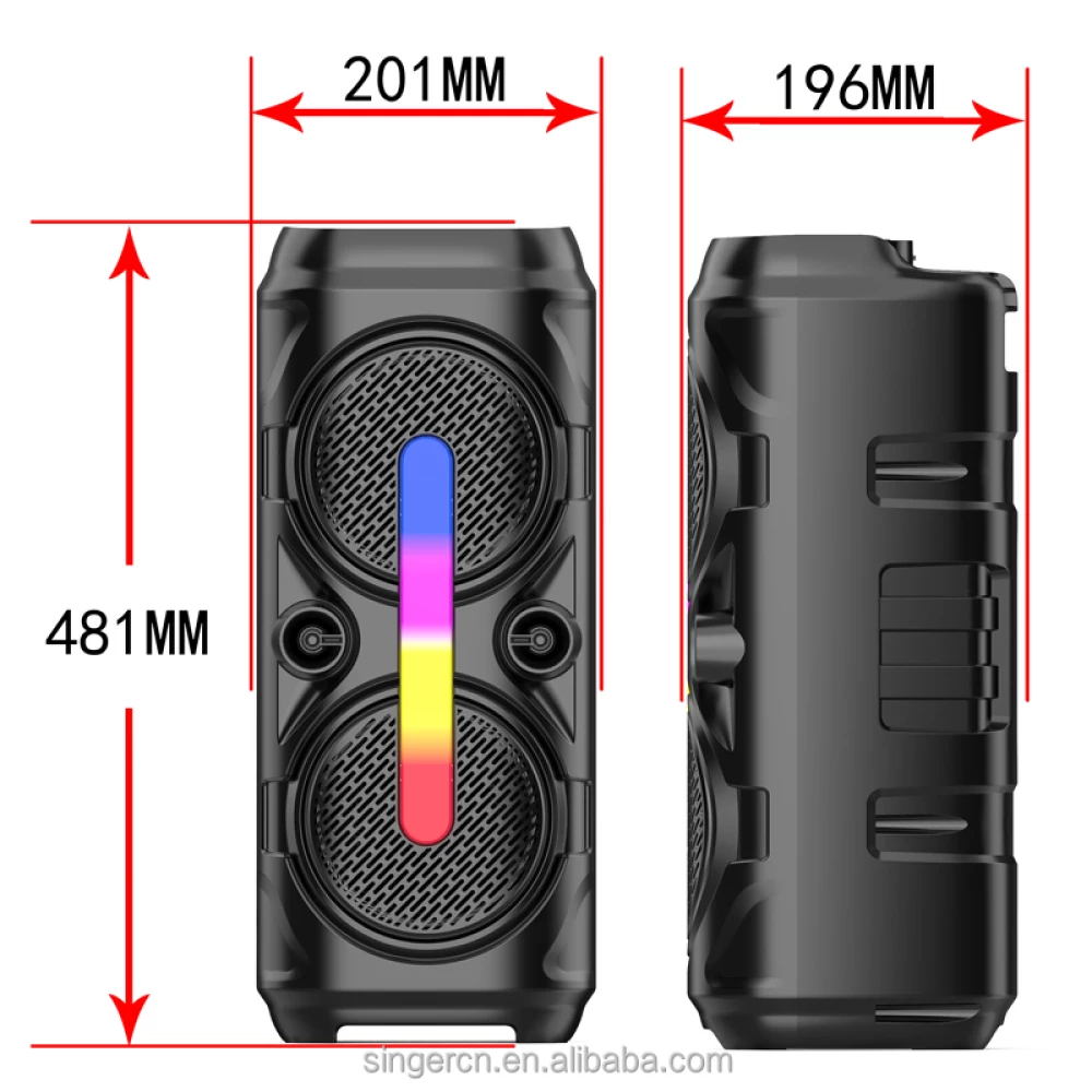Haut Parleur Sans Fil ZQS 6239xw Rechargable Avec Microphone