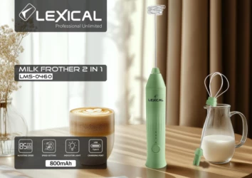 LEXICAL Fouet à café au lait multifonctionnel Batteur à main électrique Batteur à œufs