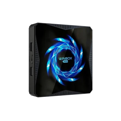 BOX TV ANDROID ALPHASAT WINBOX MAX 8K 4 GO / 32 GO / NOIR + 4 ABONNEMENTS