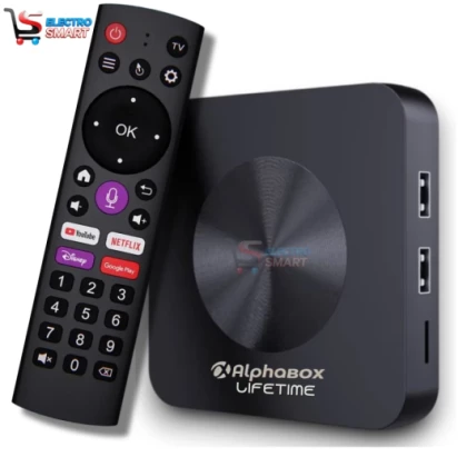 BOX TV ANDROID ALPHABOX LIFETIME 4G/64G 8K